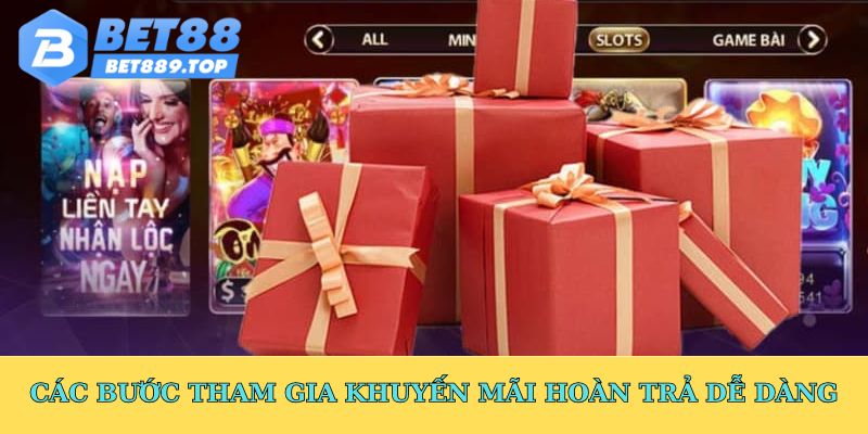 Các bước tham gia khuyến mãi hoàn trả dễ dàng