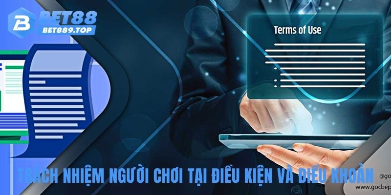 Trách nhiệm người chơi tại điều kiện và điều khoản